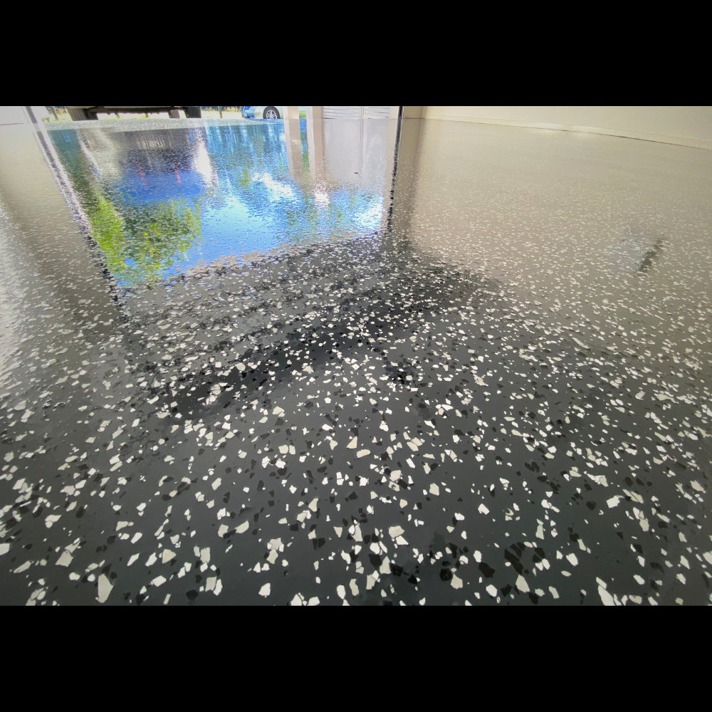 DIY Epoxy Australia Epoxy Flake Floor Sample