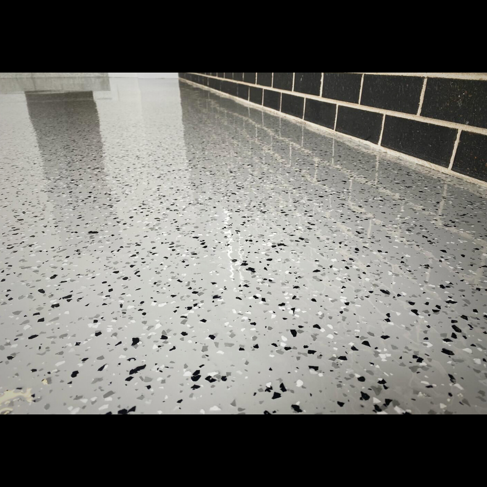 DIY Epoxy Australia Epoxy Flake Floor Sample