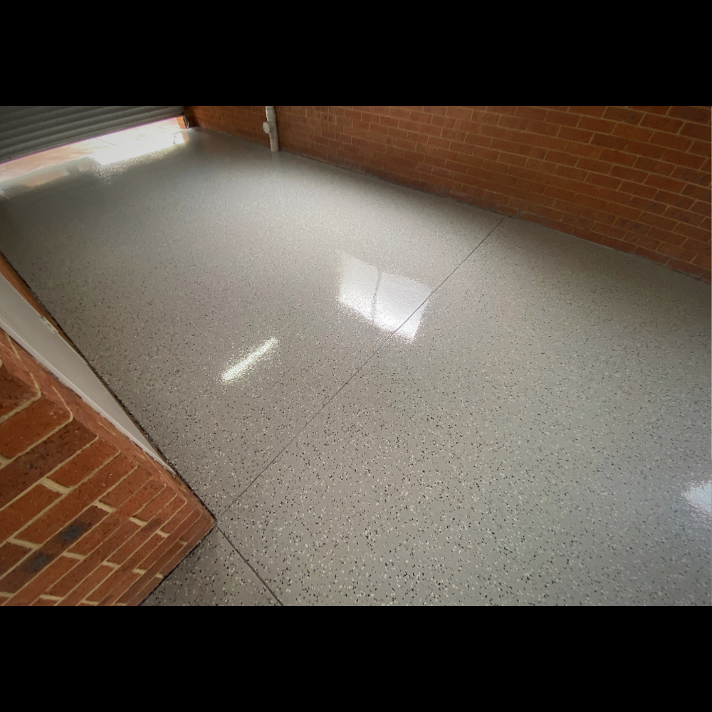 DIY Epoxy Australia Epoxy Flake Floor Sample