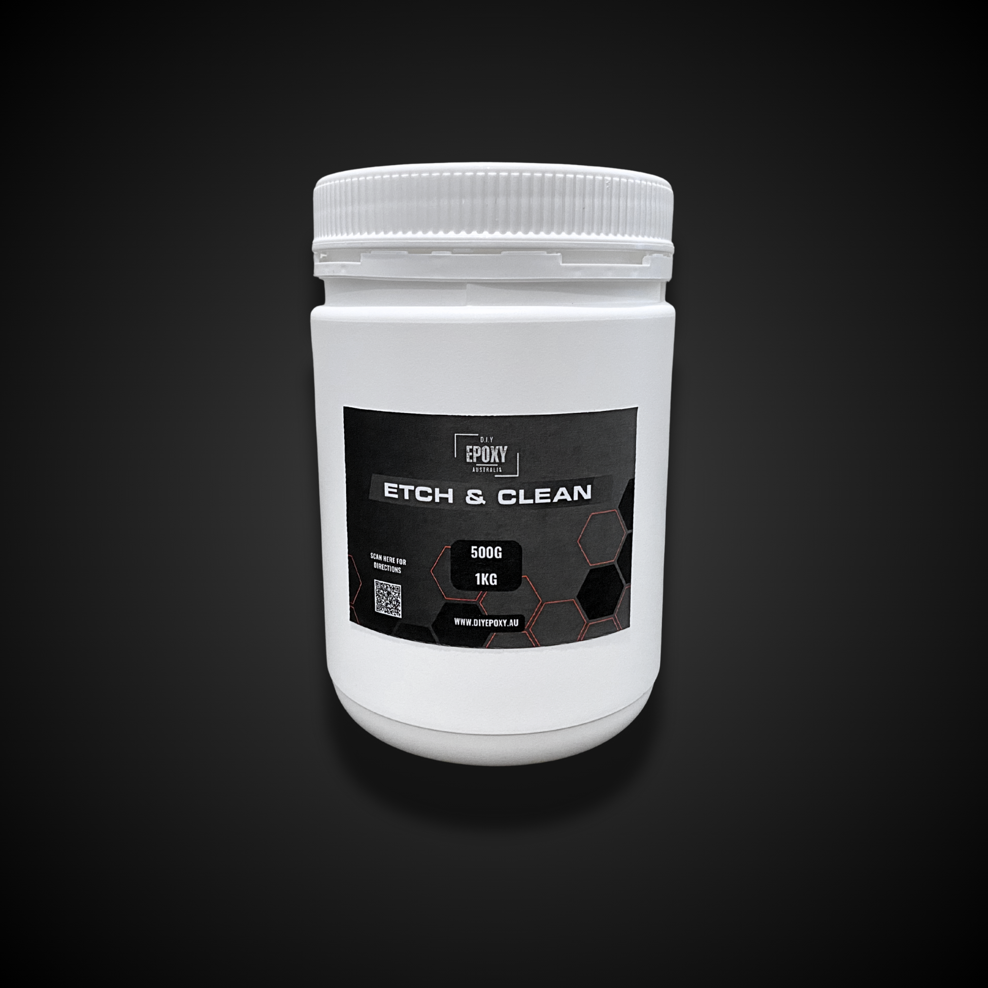 Etch and clean epoxy surface prep solution
