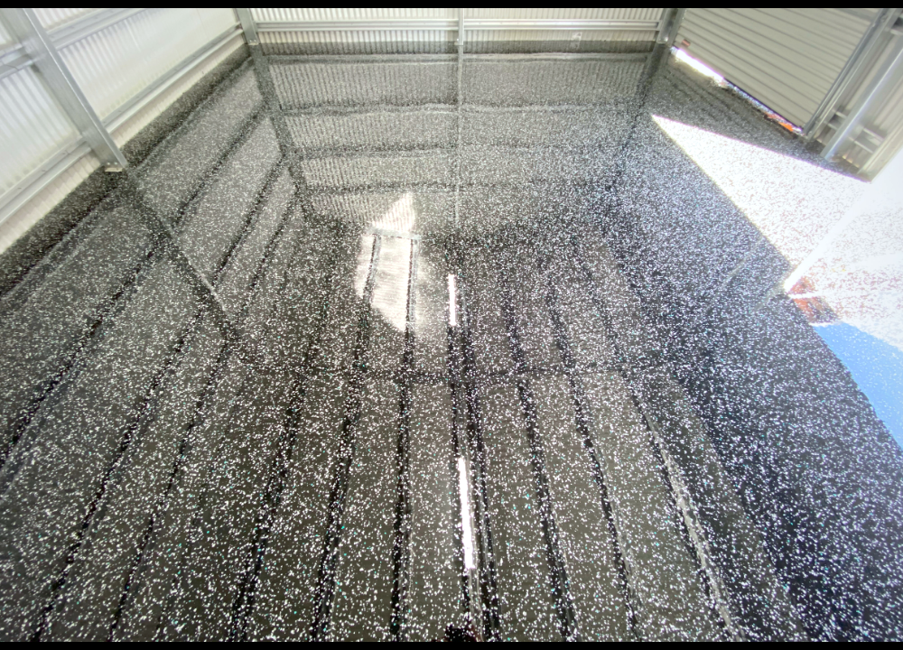 DIY Epoxy Australia Epoxy Flake Floor Sample