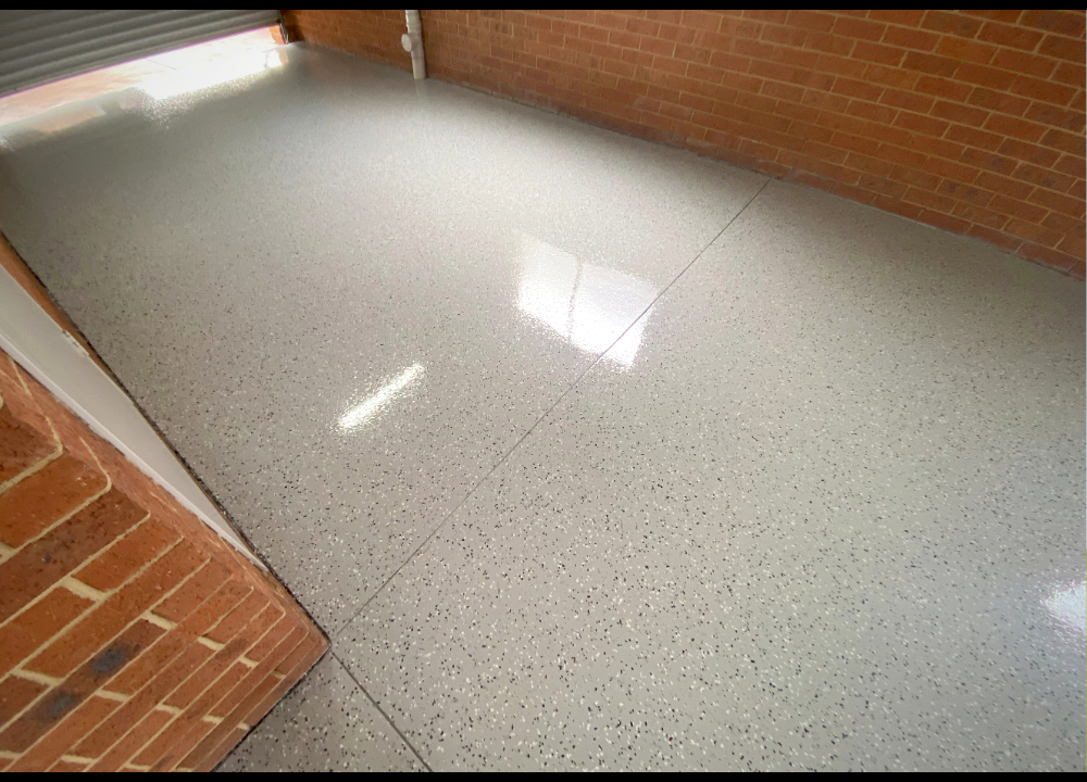 DIY Epoxy Australia Epoxy Flake Floor Sample
